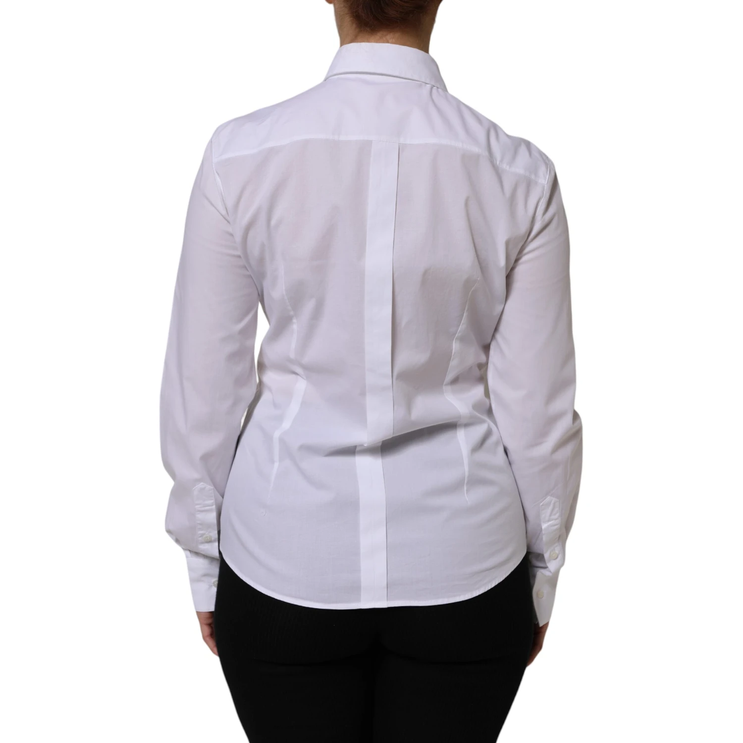 White Cotton Collared Dress Formal Shirt Top