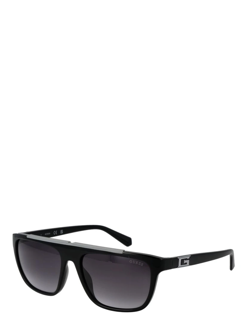 Black Stainless Steel Sunglasses