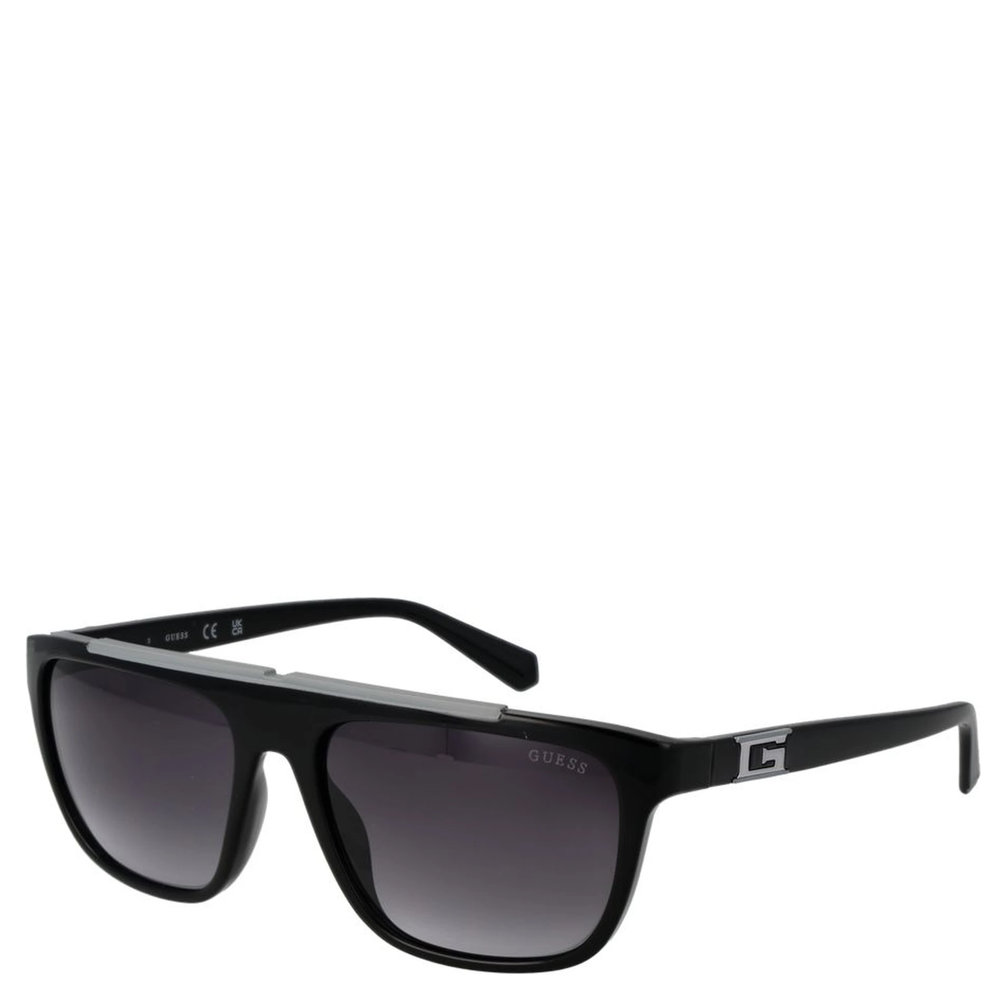 Black Stainless Steel Sunglasses