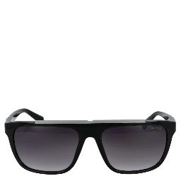 Black Stainless Steel Sunglasses