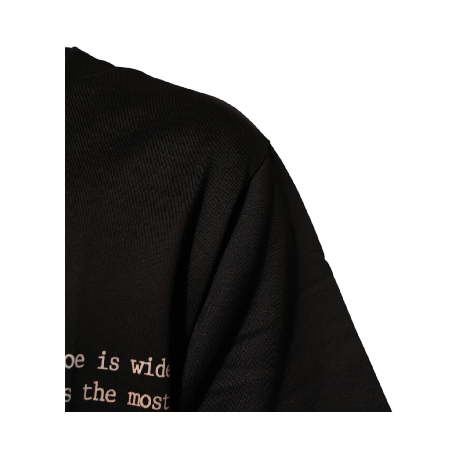 Black Marilyn Monroe Cotton Crew Neck T-shirt
