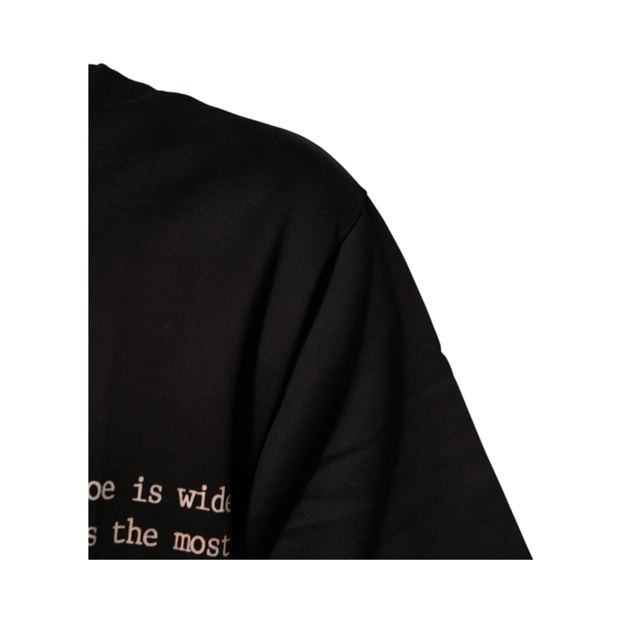 Black Marilyn Monroe Cotton Crew Neck T-shirt