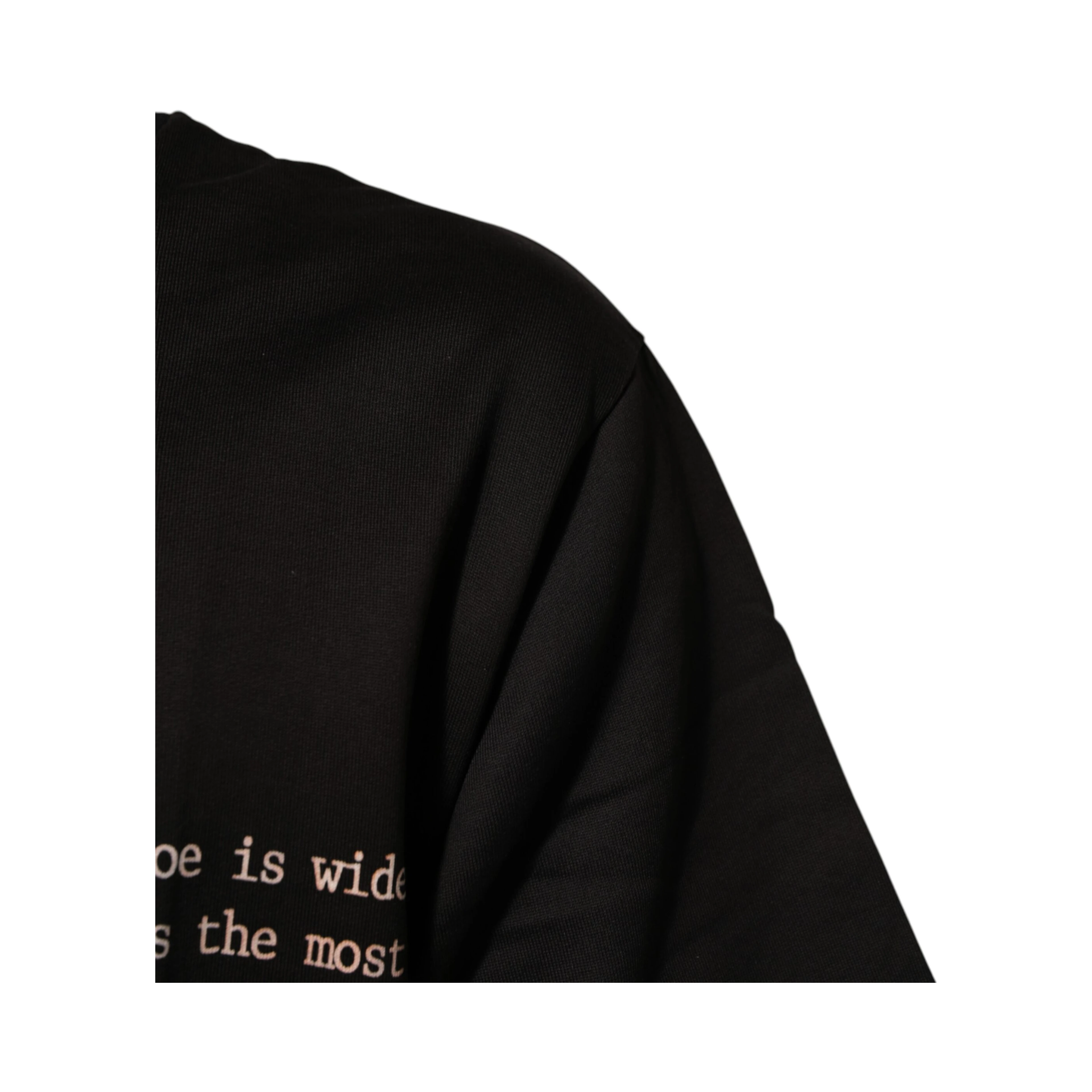 Black Marilyn Monroe Cotton Crew Neck T-shirt