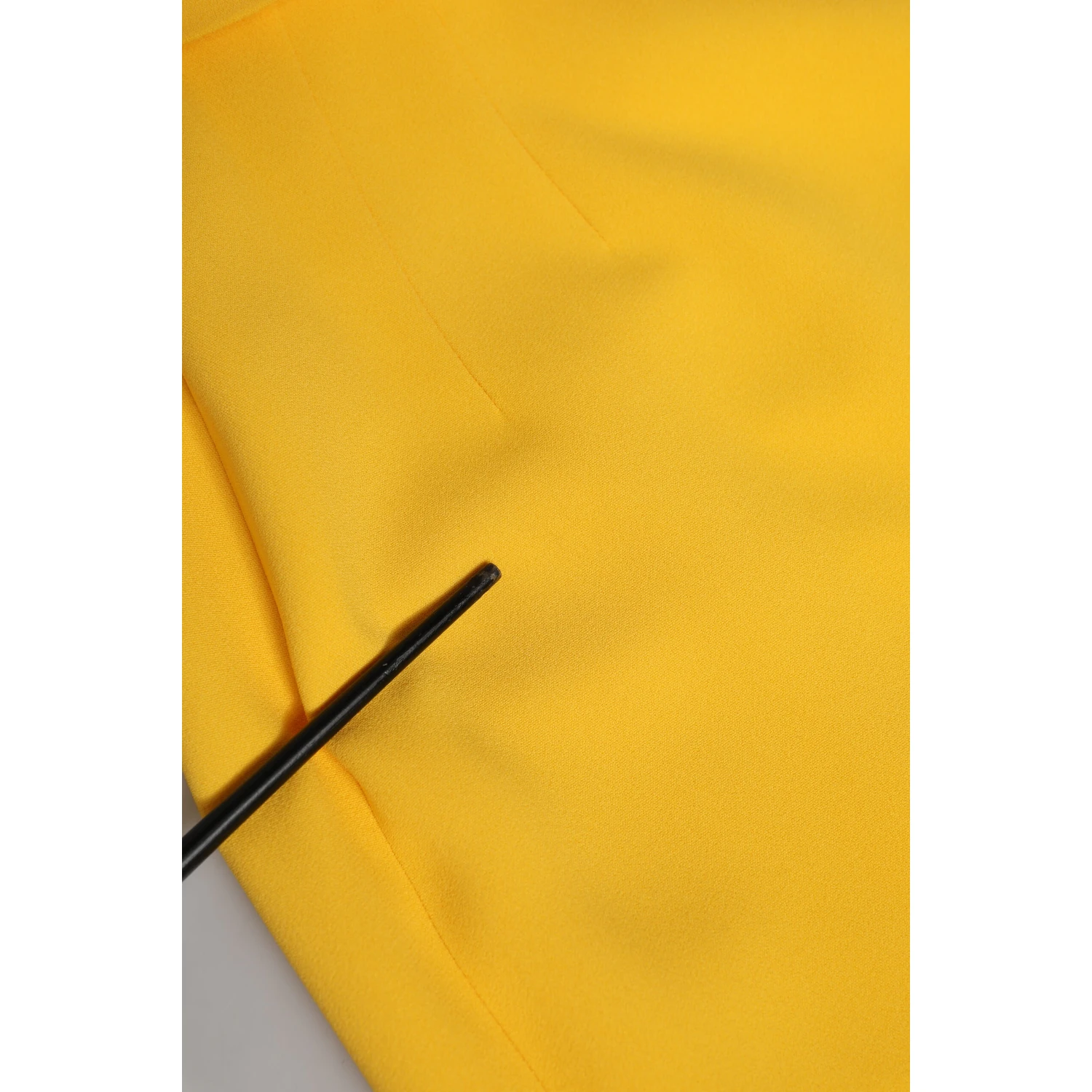 Yellow One Shoulder Side Slit Sheath Dress