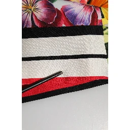Multicolor Pachwork Charmeuse Floral Shift Dress