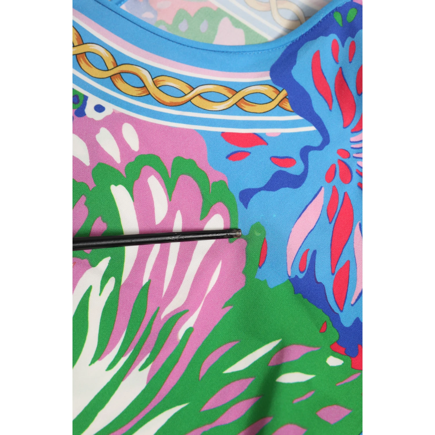 Multicolor Floral Printed Tunic Blouse Top