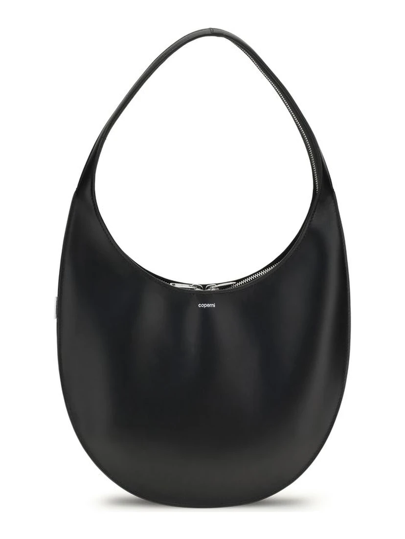 Black Calf Leather Bos Taurus Shoulder Bag