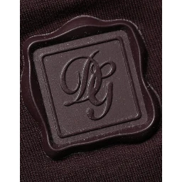 Brown Logo Plaque Cotton Crew Neck T-shirt