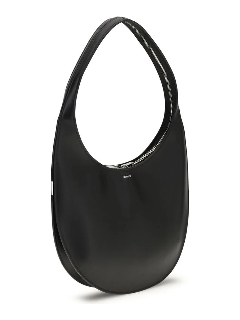 Black Calf Leather Bos Taurus Shoulder Bag