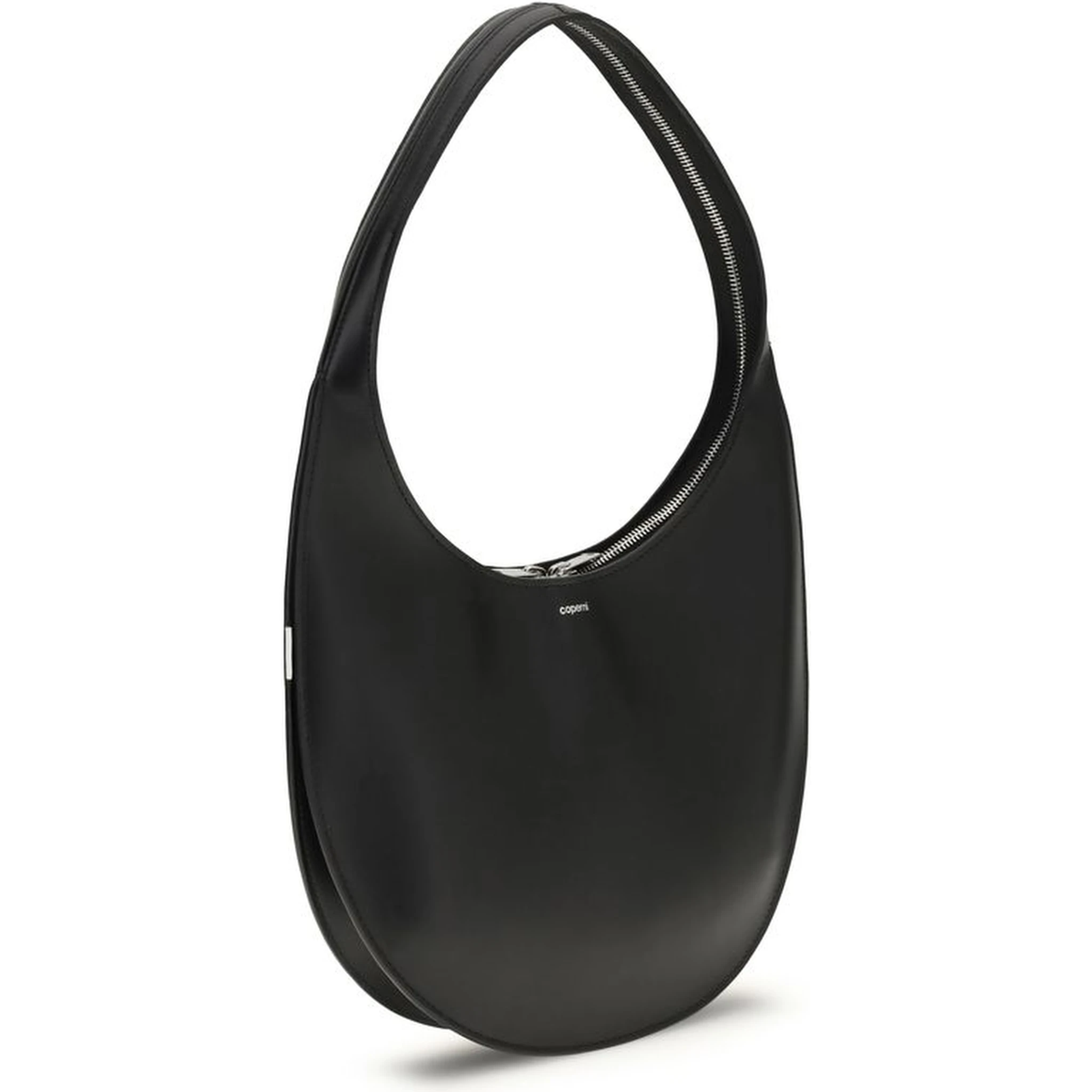 Black Calf Leather Bos Taurus Shoulder Bag