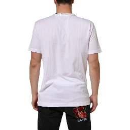 White Sacred Heart Short Sleeve Men T-shirt