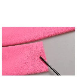Pink Polyester Long Sleeves Sheath Midi Dress