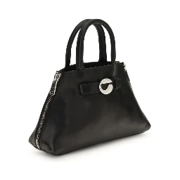 Black Calf Leather Bos Taurus Shoulder Bag