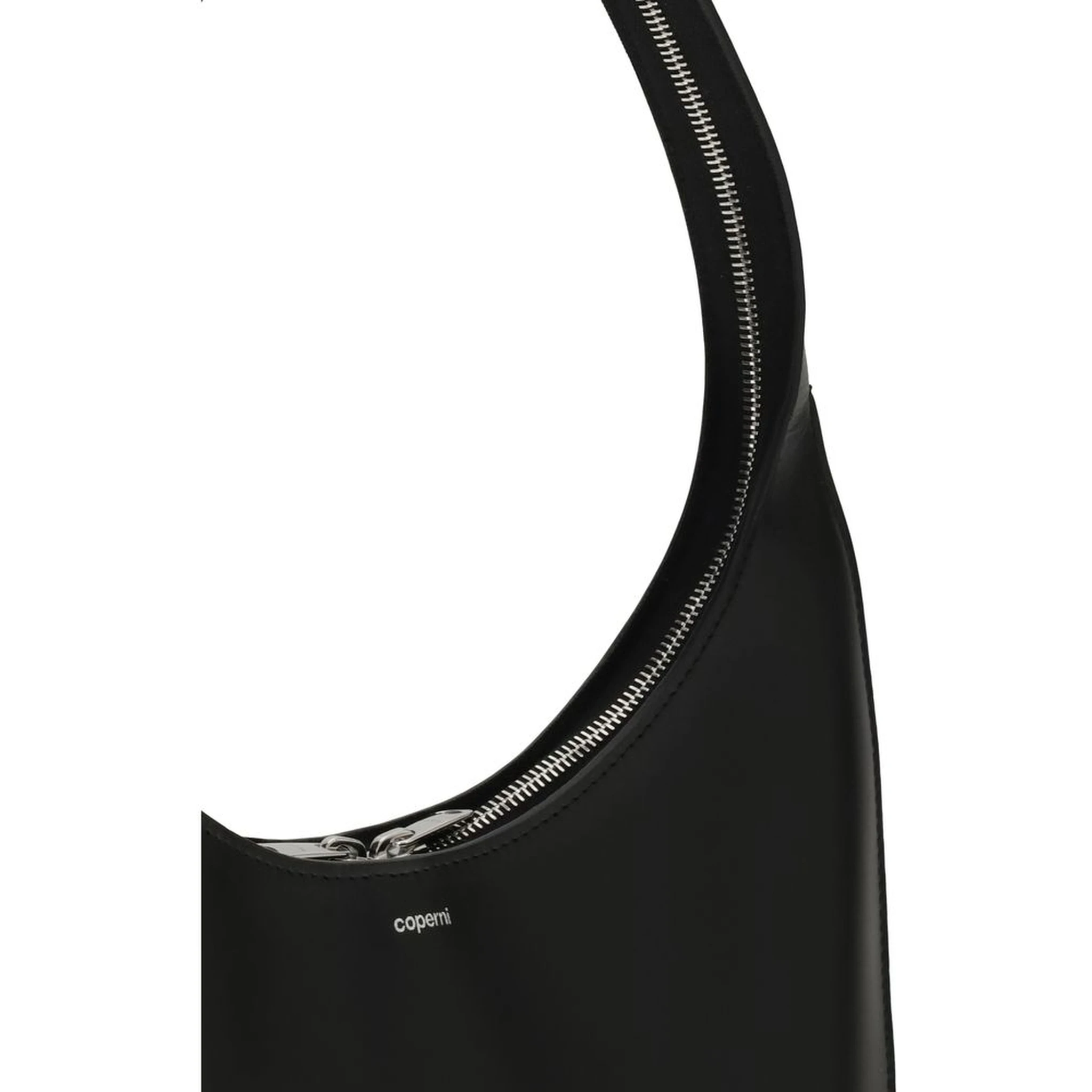 Black Calf Leather Bos Taurus Shoulder Bag