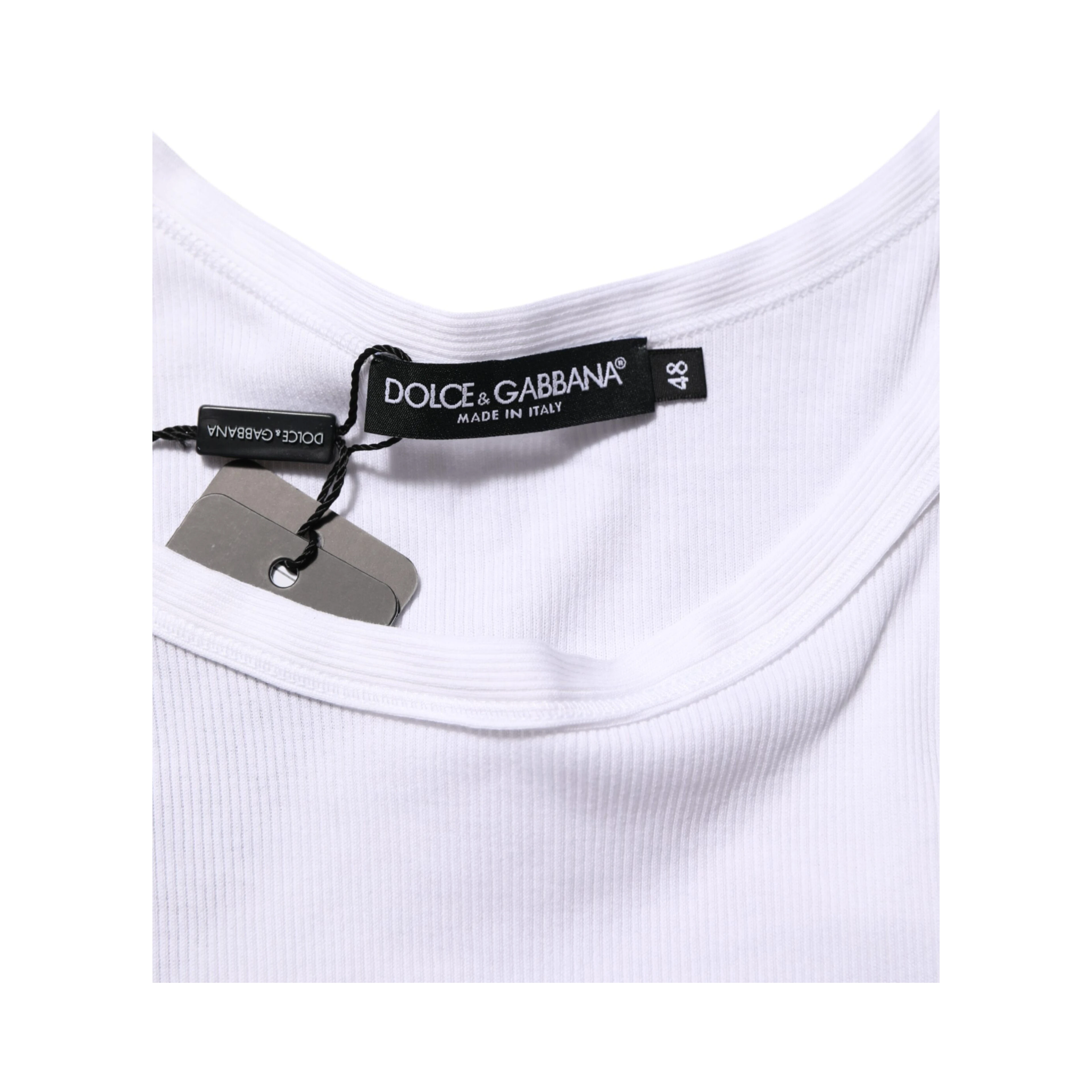 White Sleeveless Round Neck Tank Top T-shirt