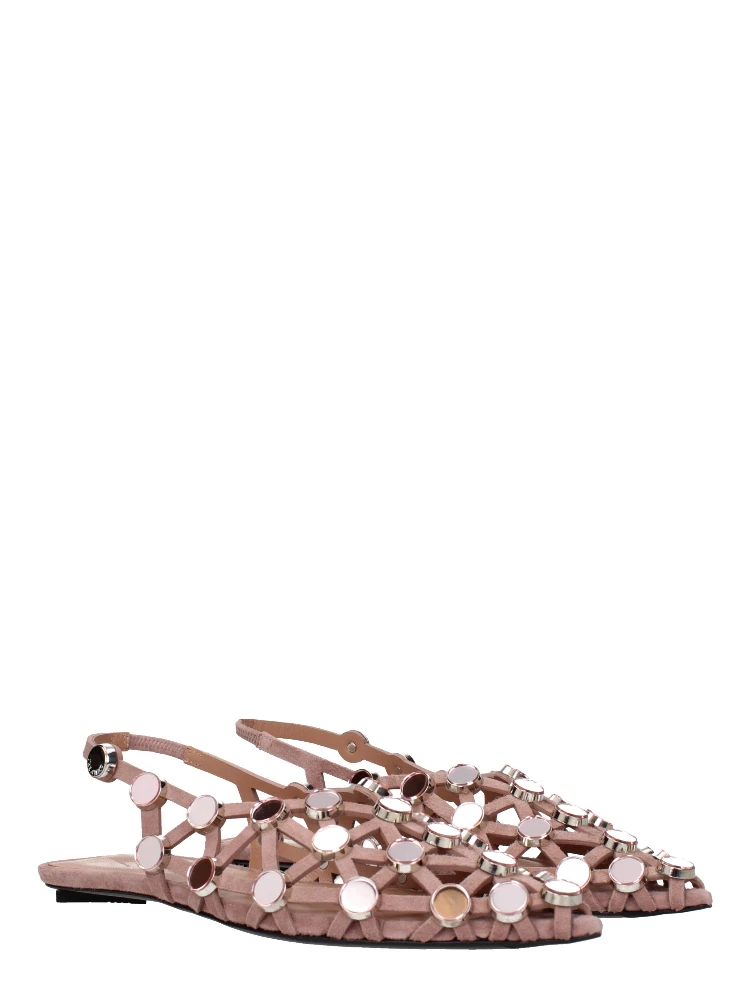 Pink Leather Ballet Flats alternative