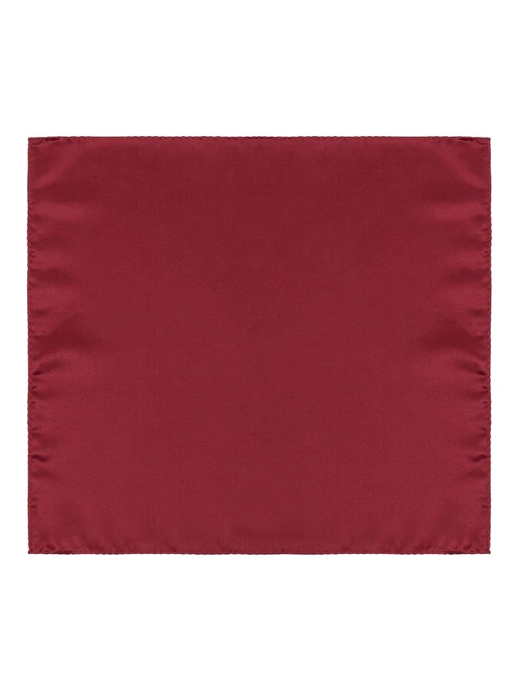 Red Silk Pocket Square