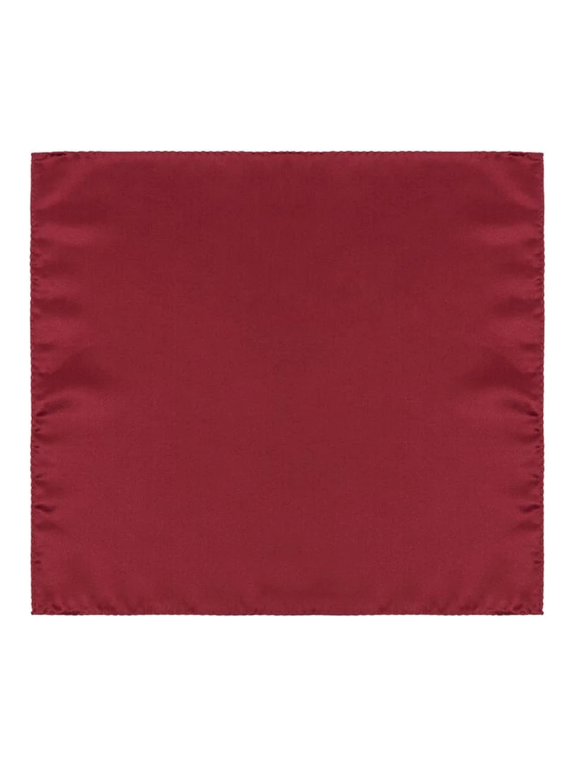 Red Silk Pocket Square
