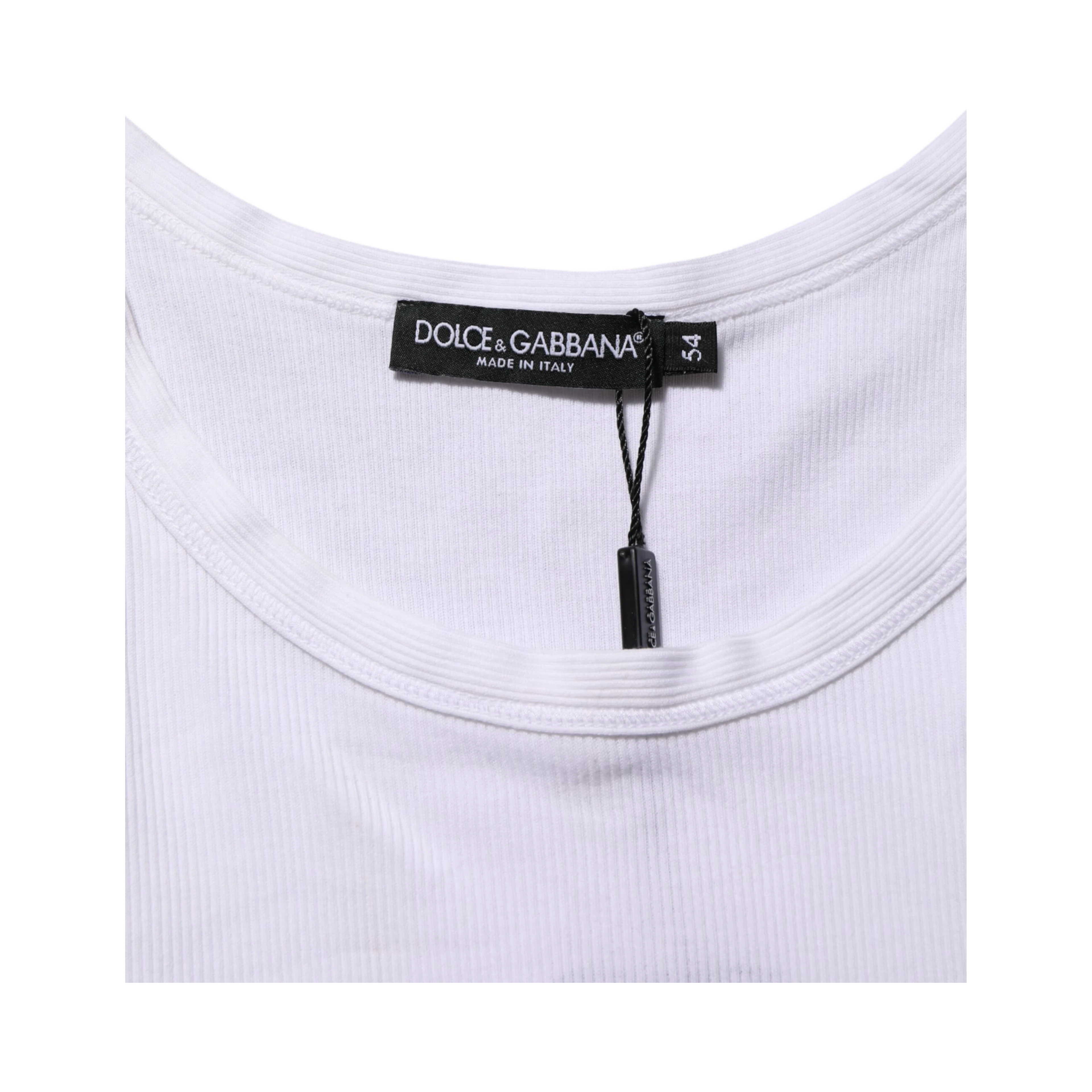 White Sleeveless Round Neck Tank Top T-shirt