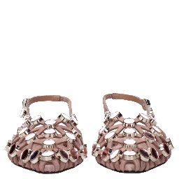 Pink Leather Ballet Flats