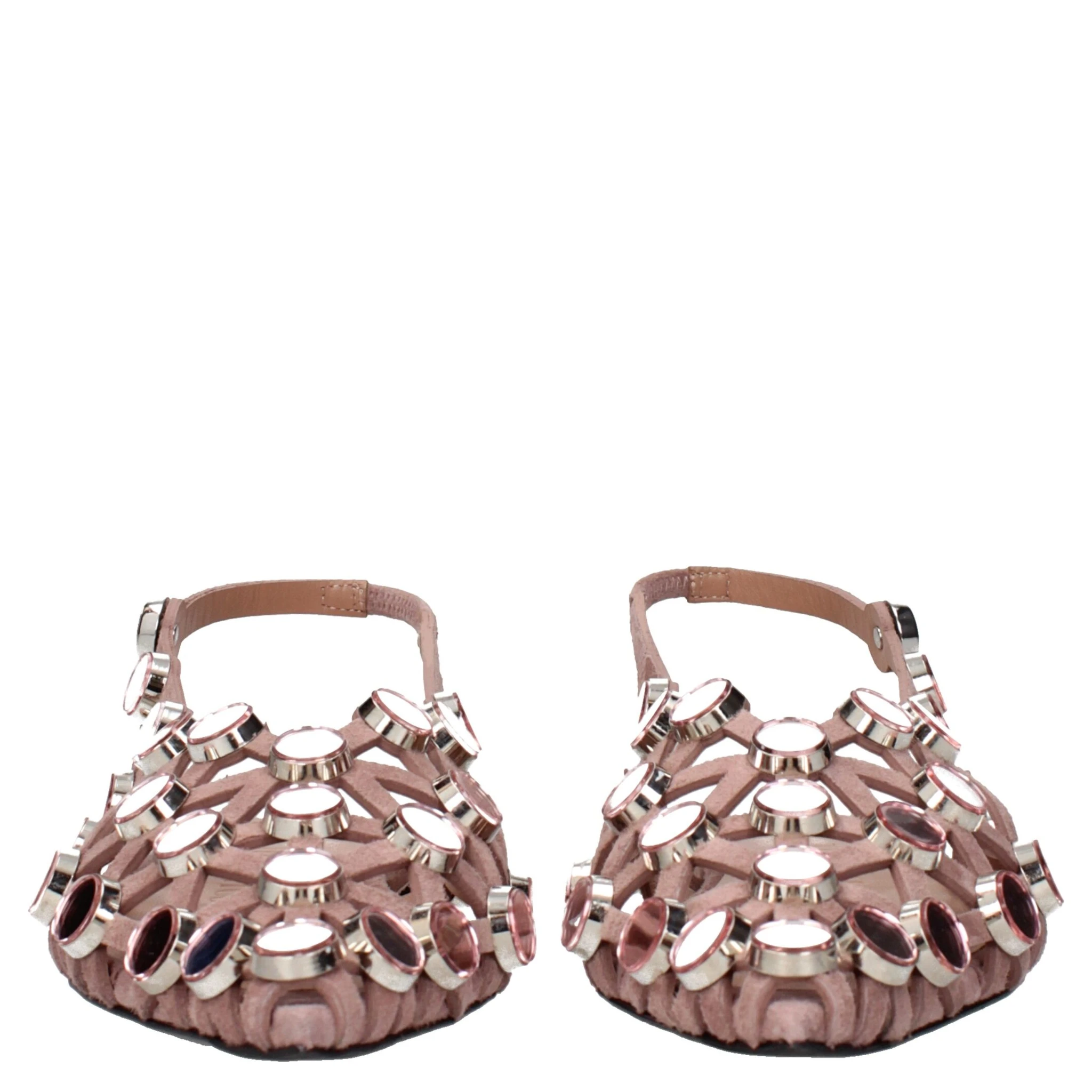 Pink Leather Ballet Flats
