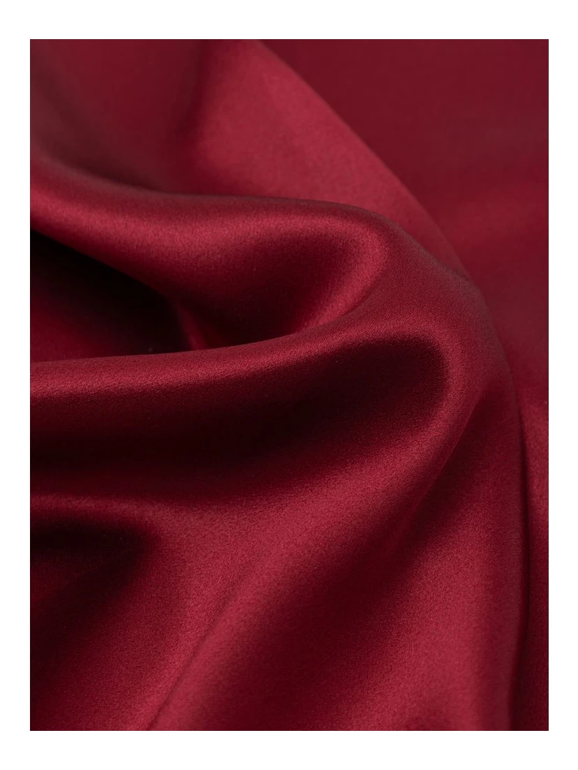 Red Silk Pocket Square