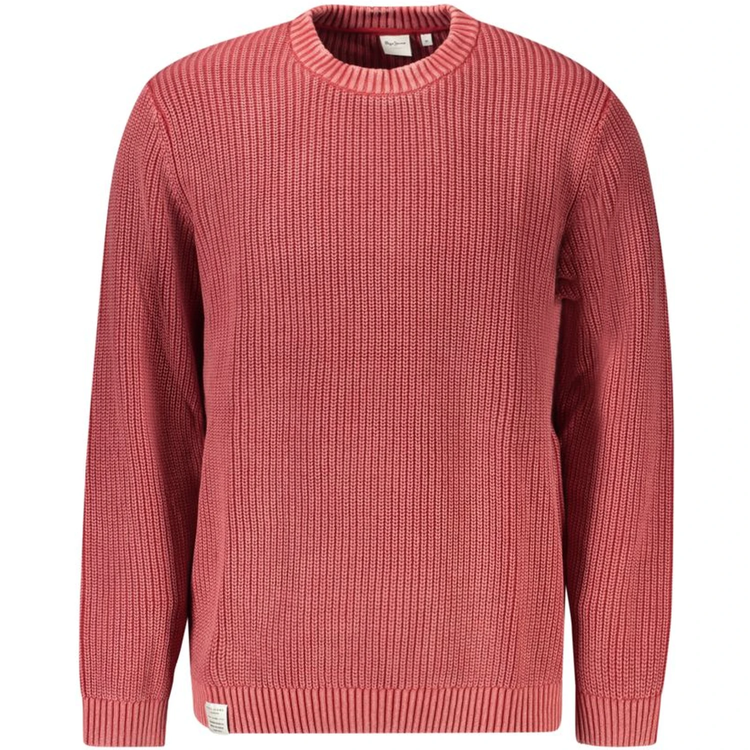Red Cotton Men Sweater