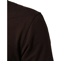 Brown Coin Laurel Print Men Crew Neck T-shirt