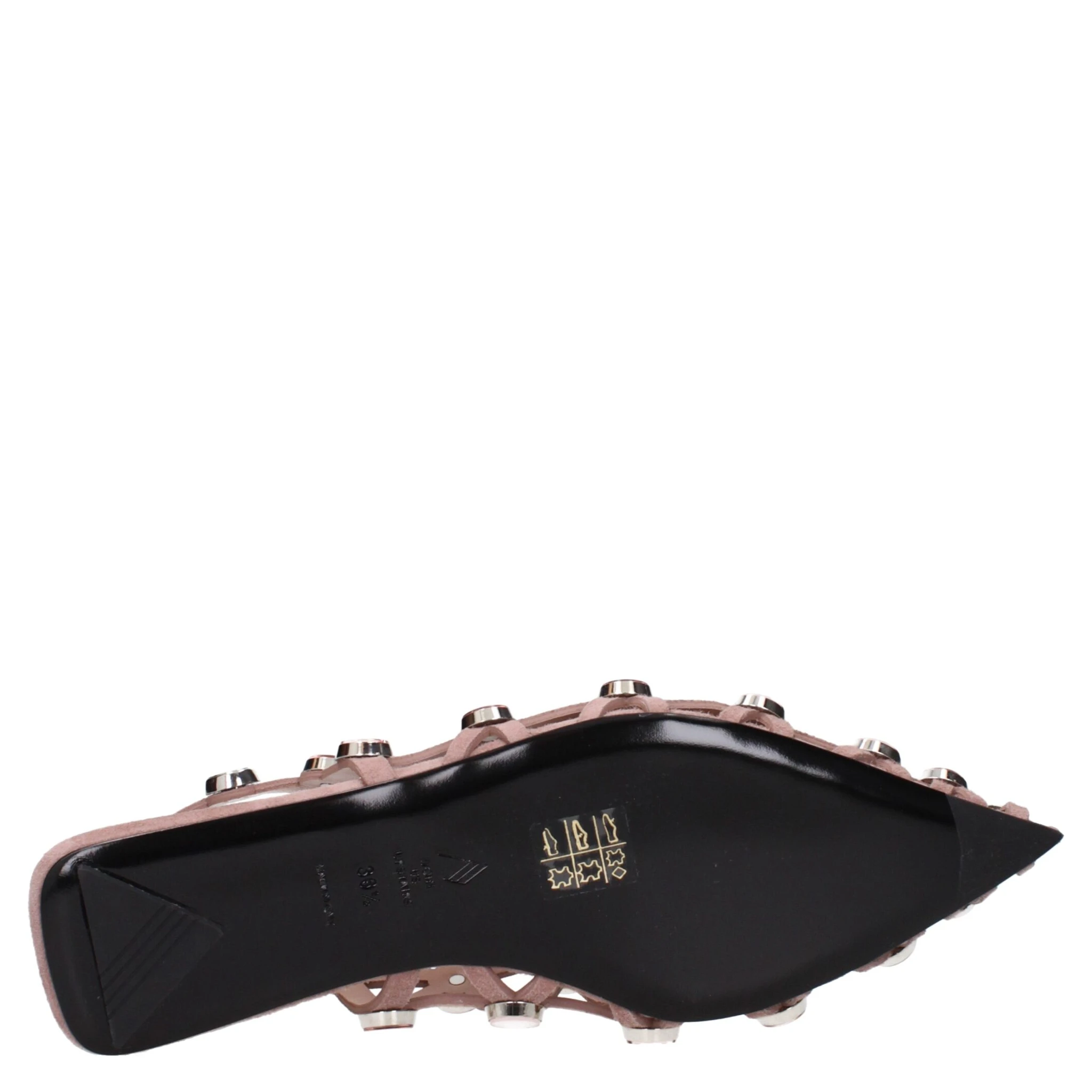 Pink Leather Ballet Flats