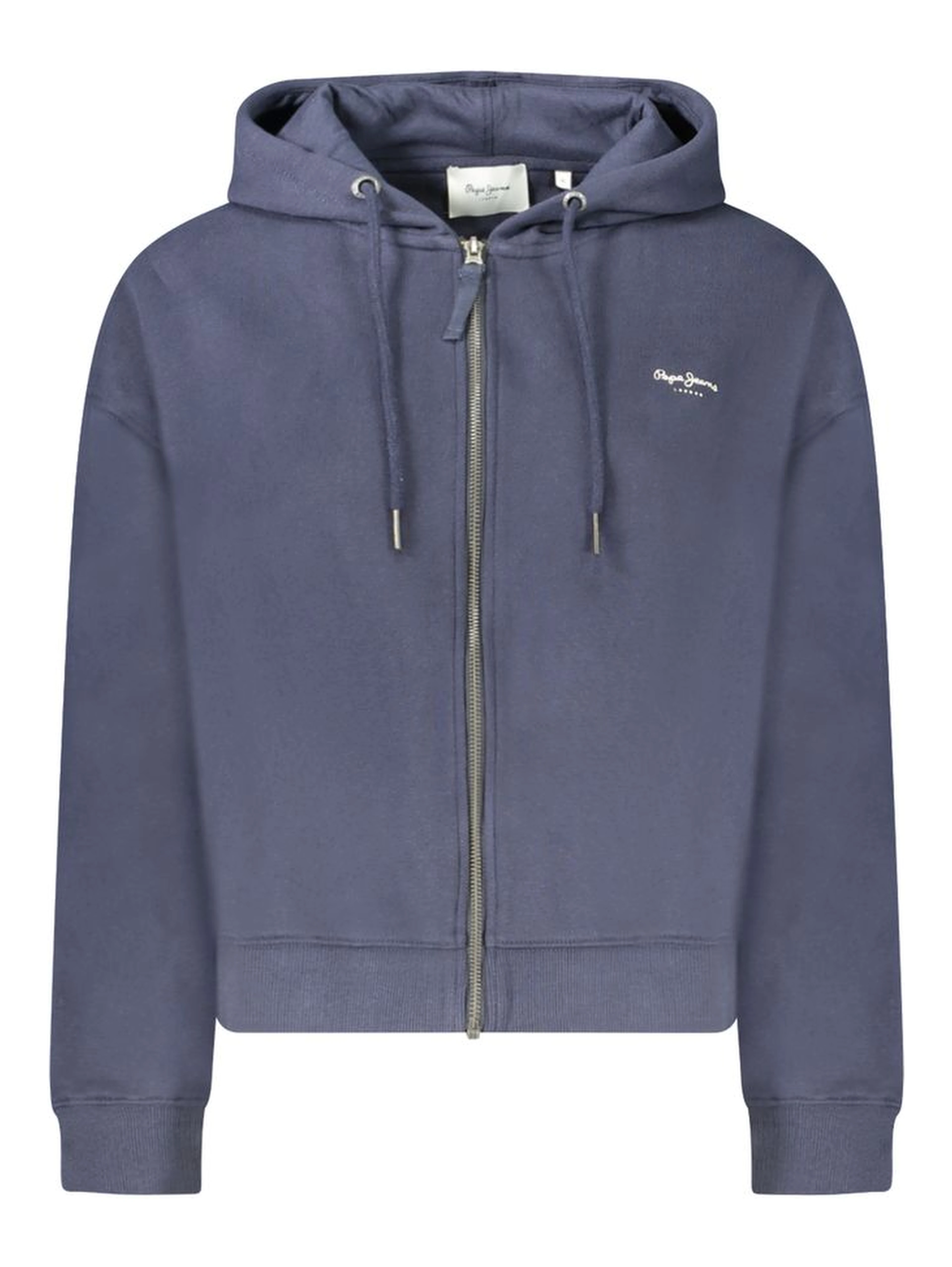 Blue Cotton Women Sweater