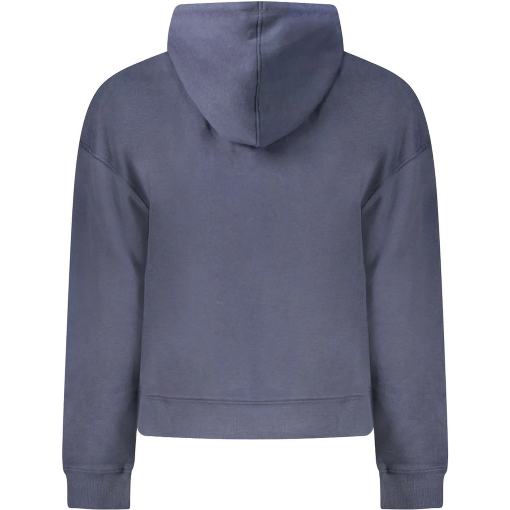 Blue Cotton Women Sweater