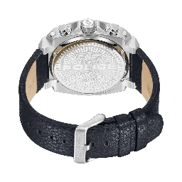 Blue Leather Dress Watch