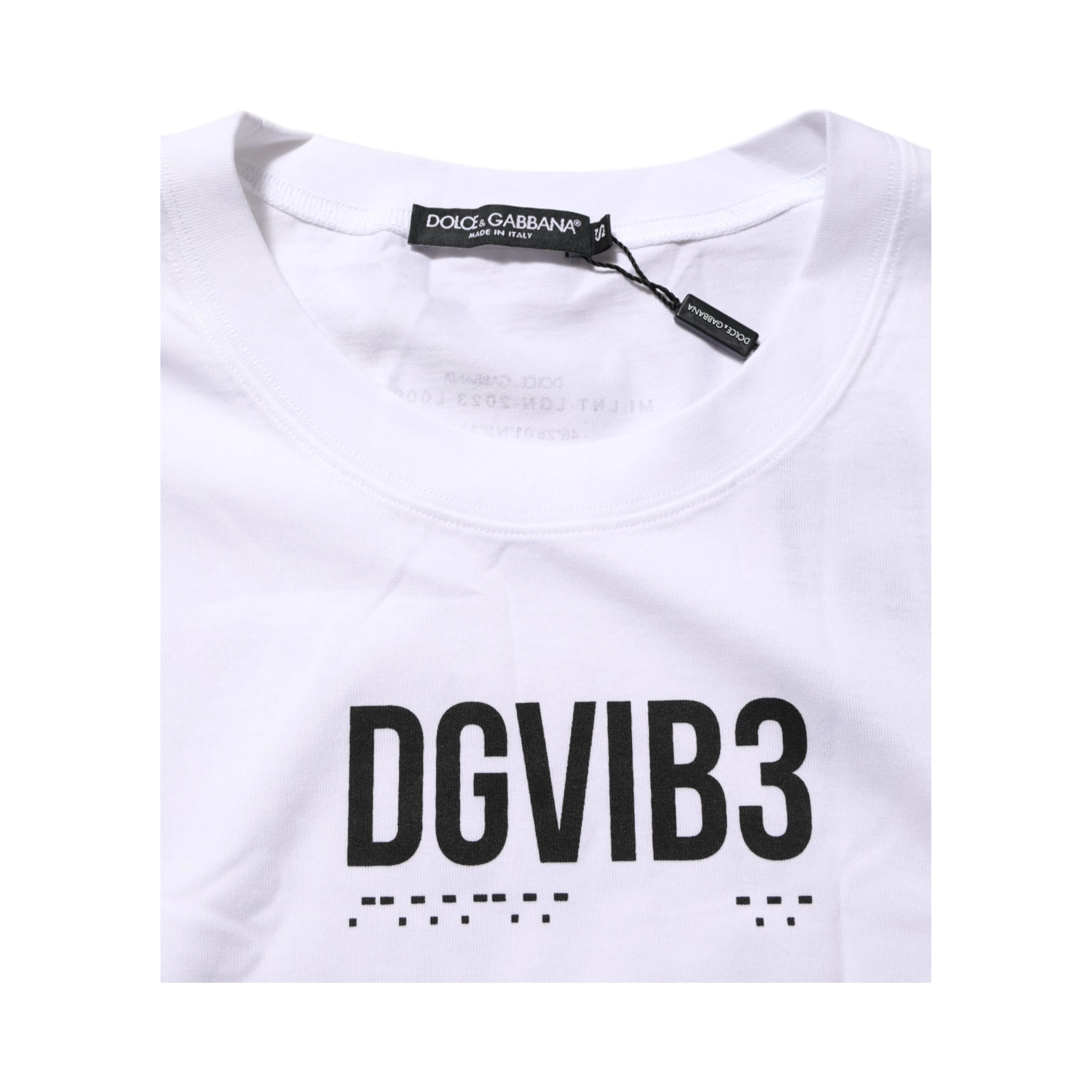 White Cotton Sleeveless Printed Tank T-shirt