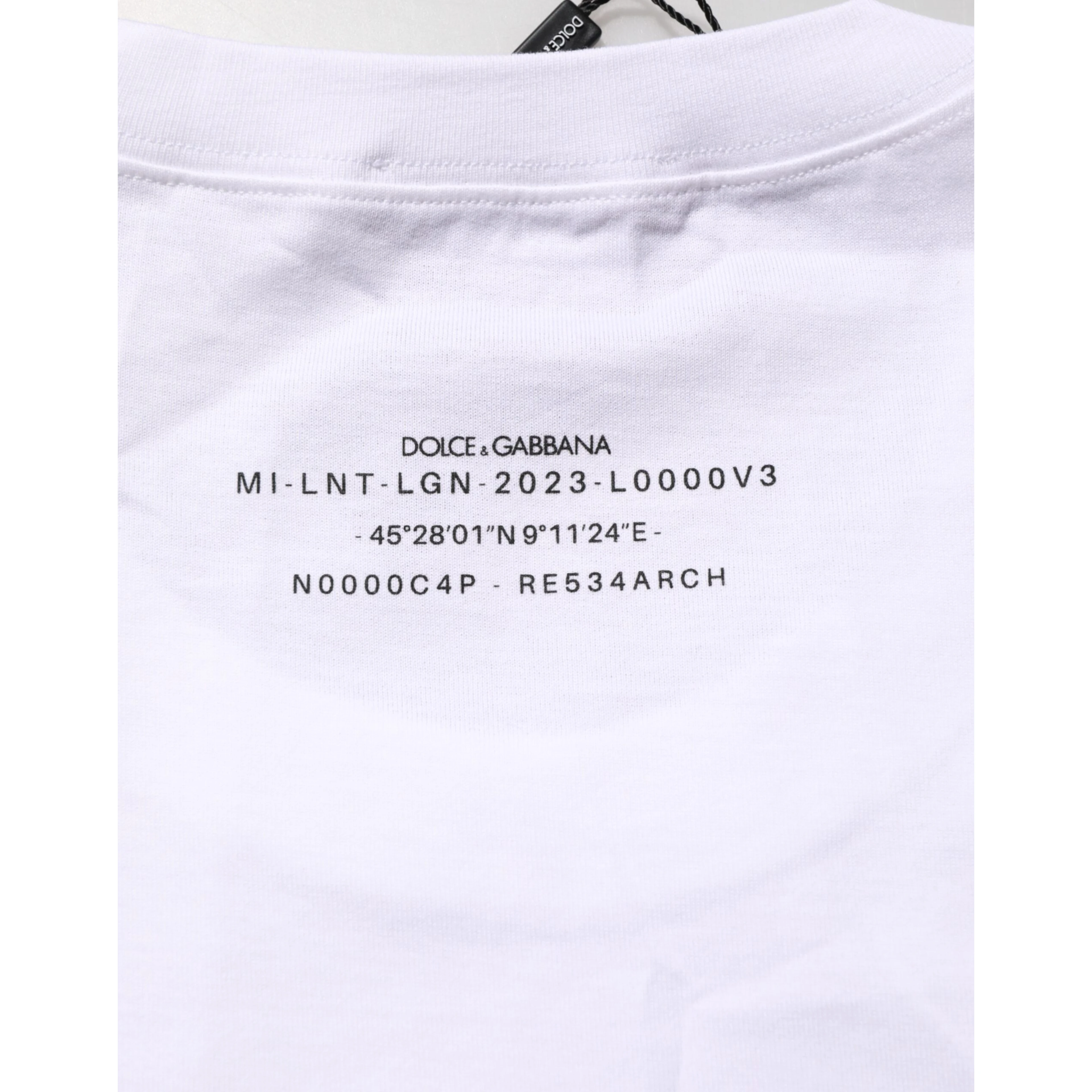 White Cotton Sleeveless Printed Tank T-shirt