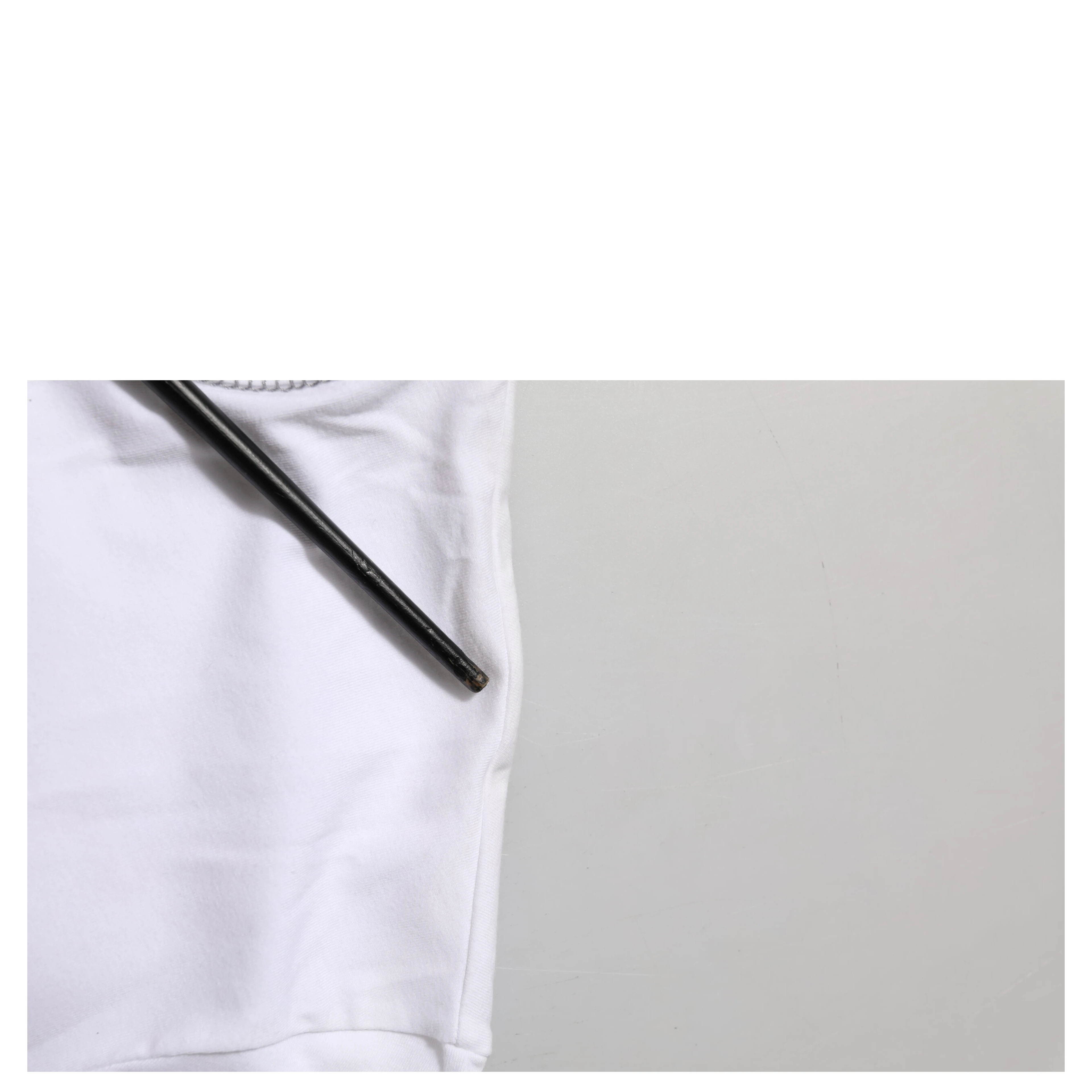 White Cotton Round Neck Men Underwear T-shirt