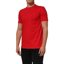 Red Goodluck 2023 Cotton Crew Neck T-shirt