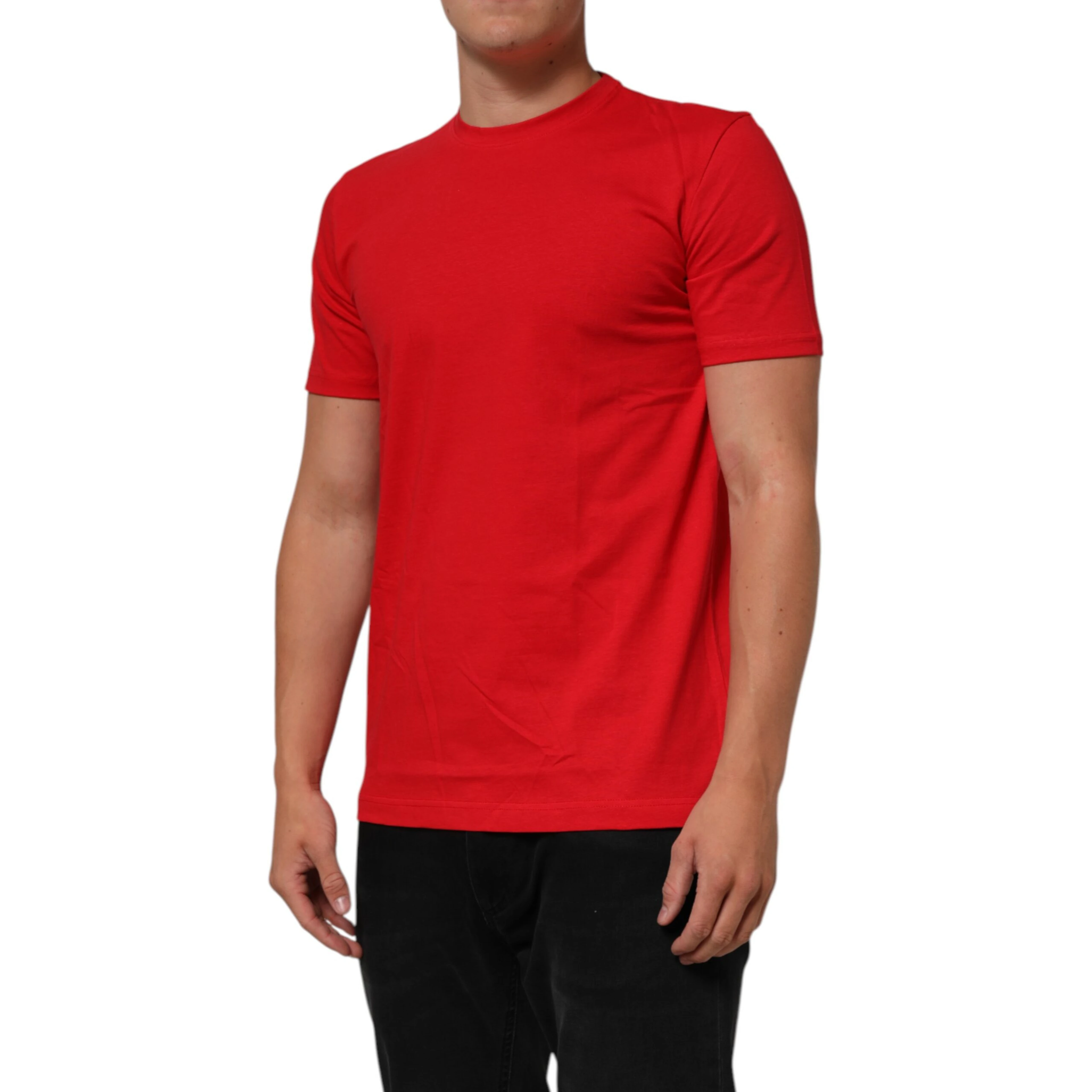 Red Goodluck 2023 Cotton Crew Neck T-shirt