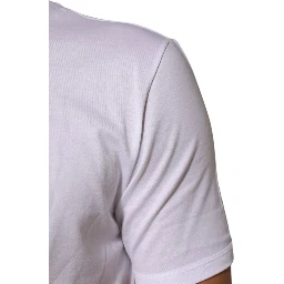 White Goodluck 2021 Cotton Crew Neck  T-shirt