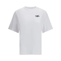 تي شيرت قطني أبيض