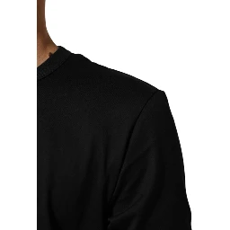 Black Goodluck 2021 Cotton Crew Neck T-shirt