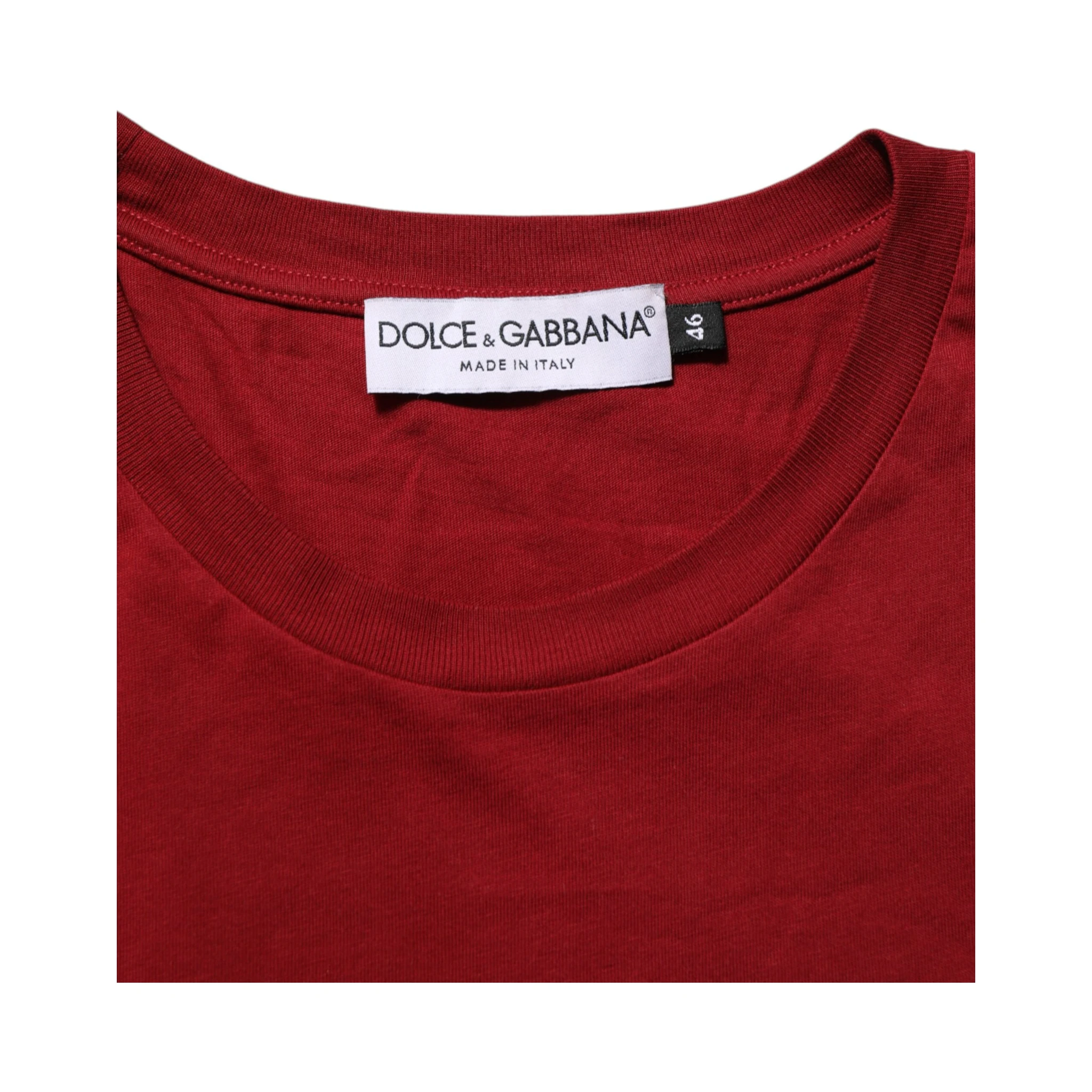 Maroon Logo Crew Neck Short Sleeve T-shirt