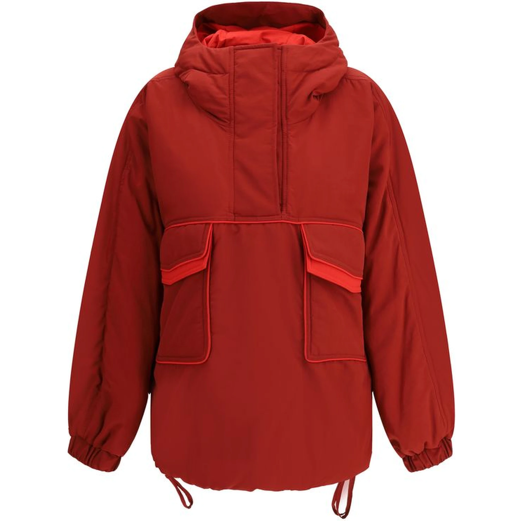 Red Polyamide Shell Jacket