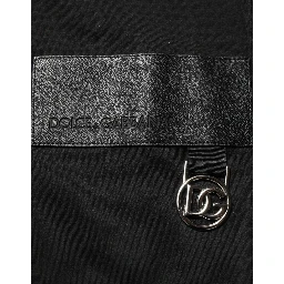 Black Logo Plaque Cotton Crew Neck T-shirt