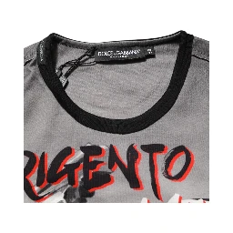 Multicolor Agrigento Dance Jazz Music Print T-shirt