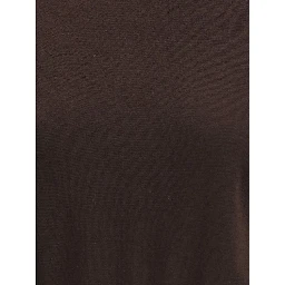 Brown Merino Wool Top
