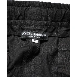 Black Drawstring Men Jogger Sweatpants Pants