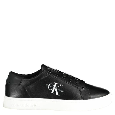 Black Polyester Sneaker