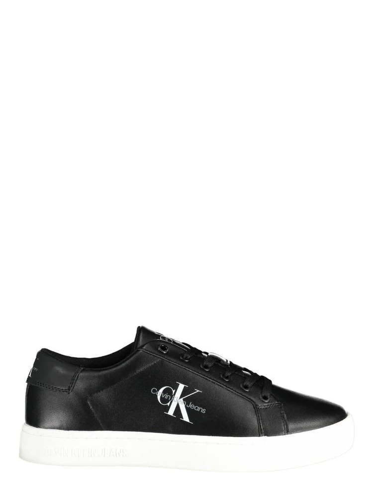 Black Polyester Sneaker