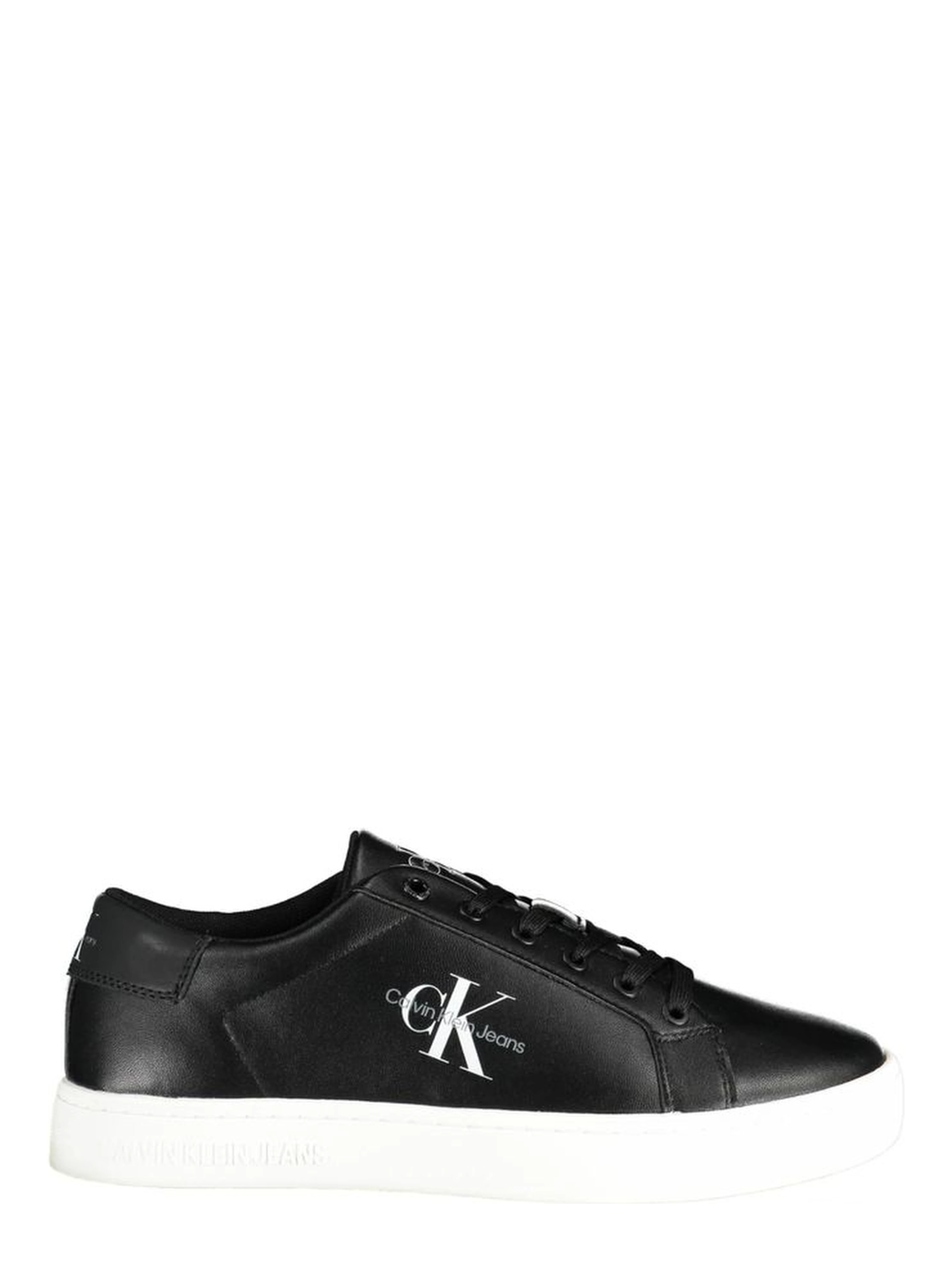 Black Polyester Sneaker