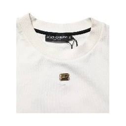 White DG Logo Crew Neck Sweatshirt Sweater